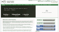 Desktop Screenshot of acthouston.com